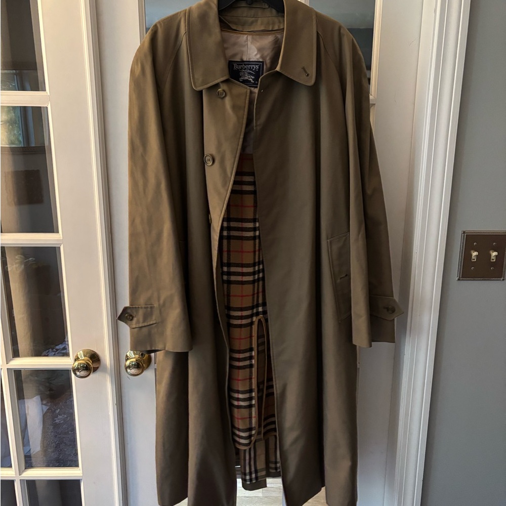 Burberry Tan Trench Coat
